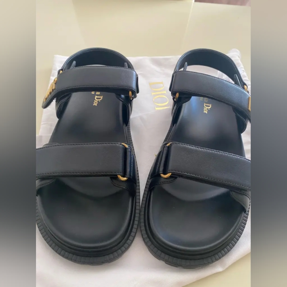 Dioract Sandal Black Lambskin - Picture 2 of 8